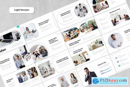 Meridian - Business Strategy PowerPoint Template