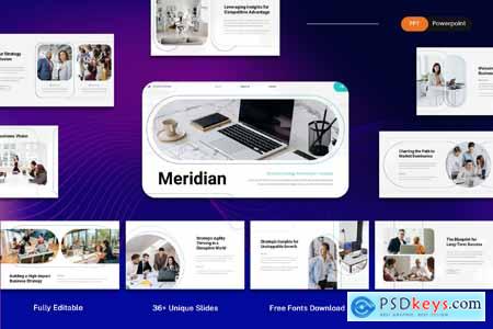 Meridian - Business Strategy PowerPoint Template
