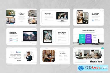 Meridian - Business Strategy PowerPoint Template