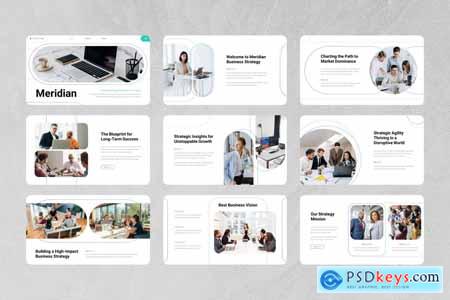 Meridian - Business Strategy PowerPoint Template