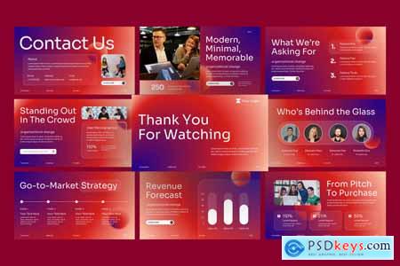 Glassmorphic Pitch Deck Google Slides