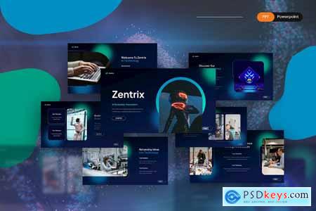 Zentrix - AI Technology PowerPoint Template