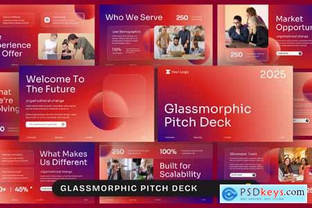 Glassmorphic Pitch Deck Google Slides