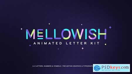 Mellowish Animated Letter Kit 58859045