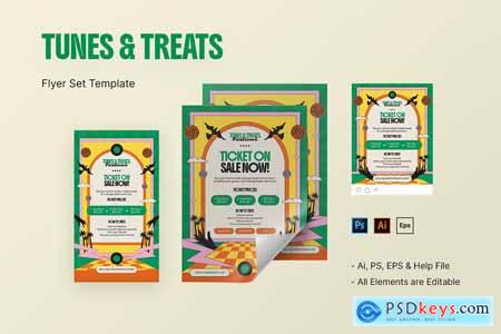 Tunes & Treats - Flyer Set