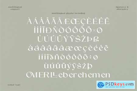Somer Modern and Elegant Serif