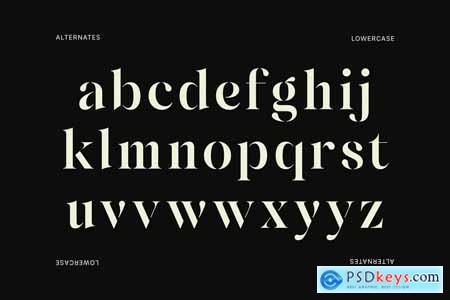 Fanquise - Luxury Stencil Serif Font