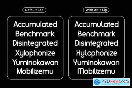 Gloosy Modern Corporate Font