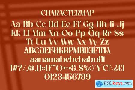Kufag Modern Retro Serif Font