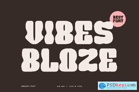 Vibes Bloze - Groovy Font