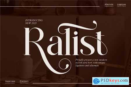 Ralist Modern Stylish Serif Font