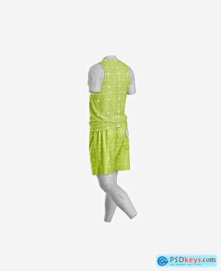 Men's Tank and Shorts mockup
