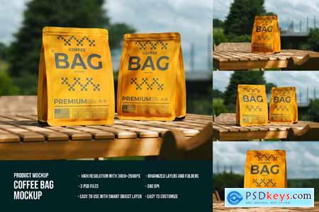 Coffee Bag Mockup