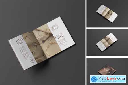 Square Book Mockup