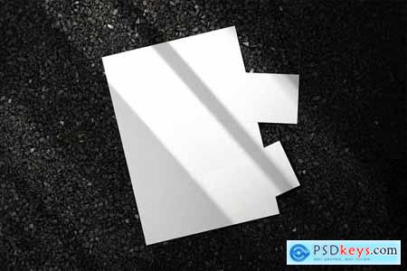 Branding A4 Paper & Business Card Mockup