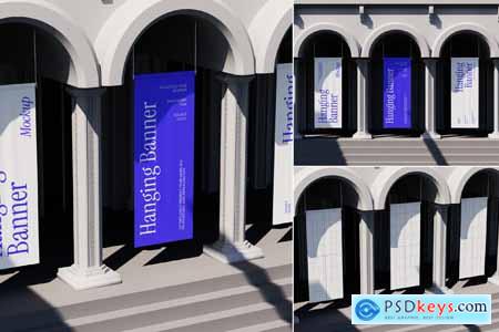 Hanging Banner Mockup