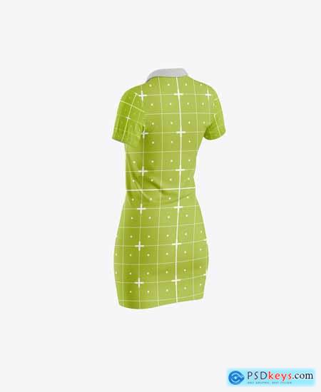 Women's Polo Dress Mockup