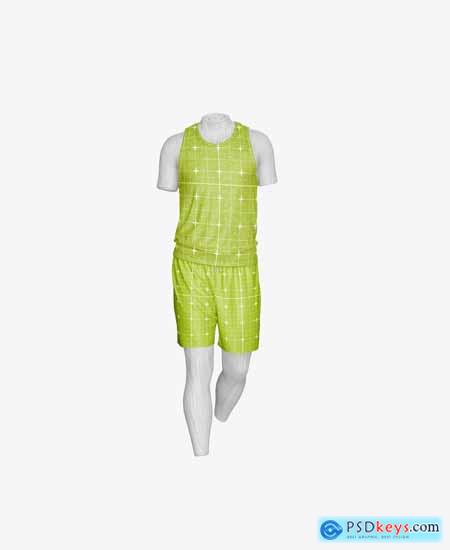 Men's Tank and Shorts mockup