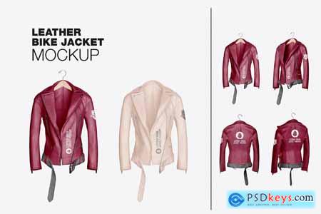 Leather Biker Jacket mockup
