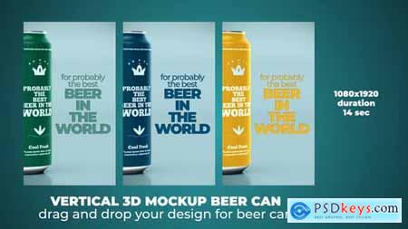 Vertical Beer Can Mock Up 58930893