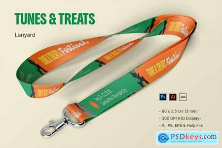 Tunes & Treats - Lanyard