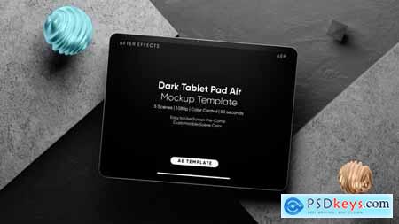 Dark Concrete Tablet Air AE Screen Template 58944764