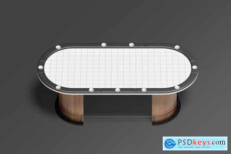 Poker Table Mockup 004