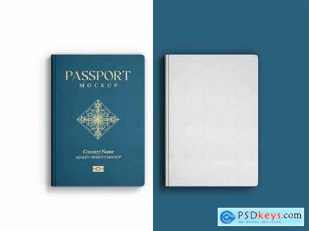 International Passport Cover Mockup Set