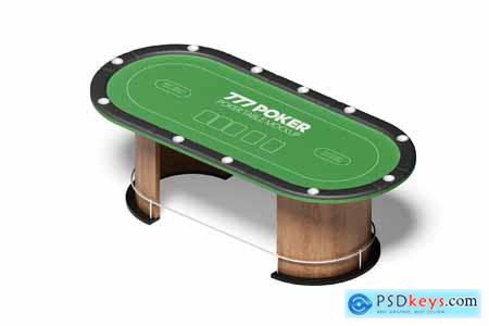 Poker Table Mockup 004