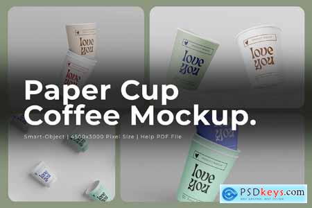 Paper Cup Coffee Mockup