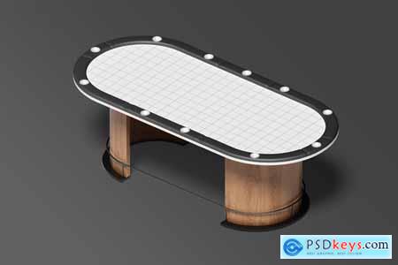 Poker Table Mockup 004