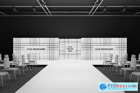 Fashion Show Runaway LED Screen Mockup