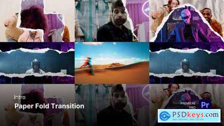 Intro - Paper Fold Transition Premiere Pro Template 58950158