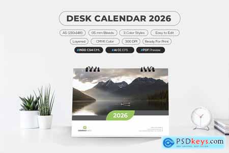 Desk Calendar 2026 B7YSKR5