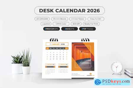 Desk Calendar 2026 MUGLKK7