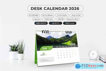 Desk Calendar 2026 B7YSKR5