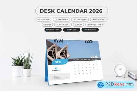Desk Calendar 2026 B7YSKR5