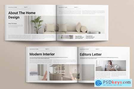 Interior Brochure Template Landscape