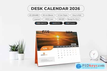 Desk Calendar 2026 B7YSKR5