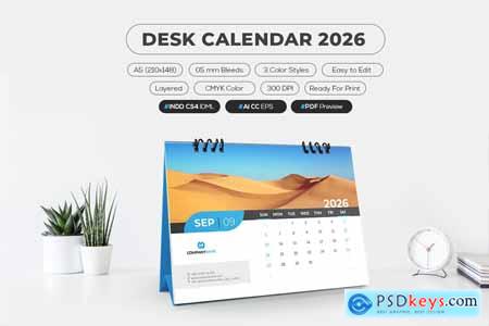 Desk Calendar 2026 B7YSKR5