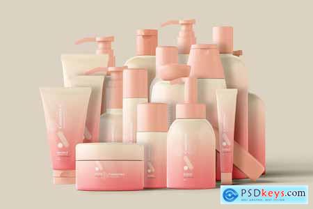 Cosmetics Packaging Mockup Pack