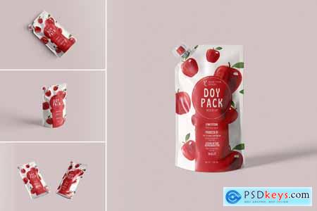Doypack Packaging Mockup