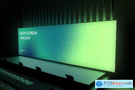 Wide Screen Mockup