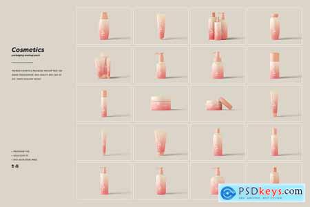 Cosmetics Packaging Mockup Pack