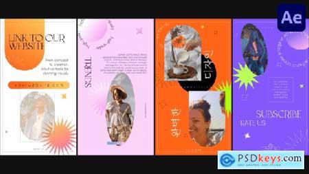 Gradient Vertical Social Media Stories for After Effects 58983167