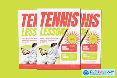 Tennis Lessons Flyer