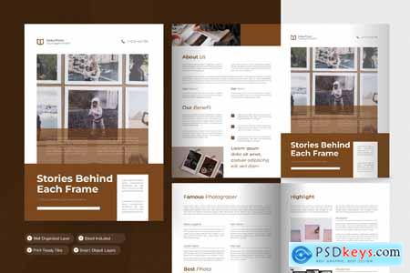 Photo Brown - Bifold Brochure