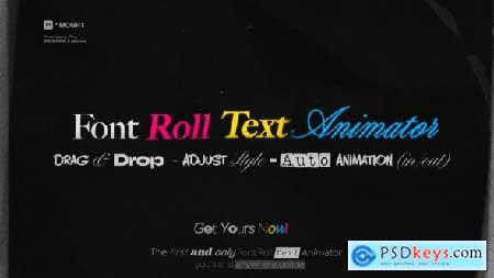 Font Roll Text Animator For Premiere Pro A New Way To Animate Text MOGRT 59005598