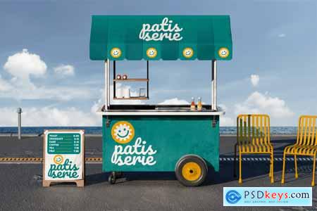 Food Cart Mockup
