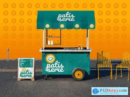 Food Cart Mockup